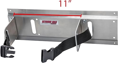 Miniatura 9 de Extreme Max 5001.6251 Tienda de campaña con toldo desplegable y soportes de almacenamiento y correas de seguridad ajustables para remolque cerrado y