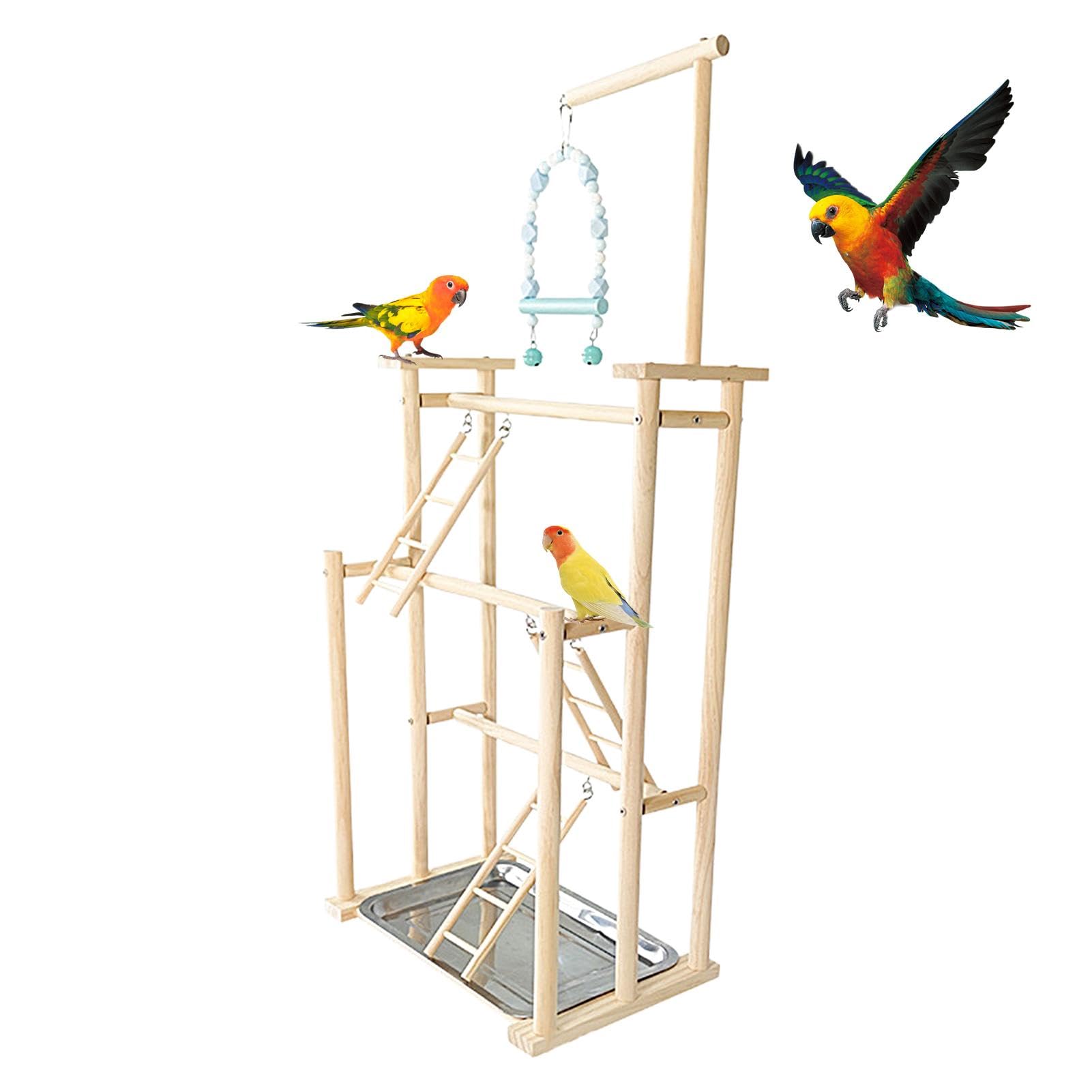 Parque de juegos para loros, parque de juegos para loros, parque de juegos de gimnasia para juegos, soporte de gimnasia, gimnasia para pájaros, parque para loros, periquitos, periquitos,