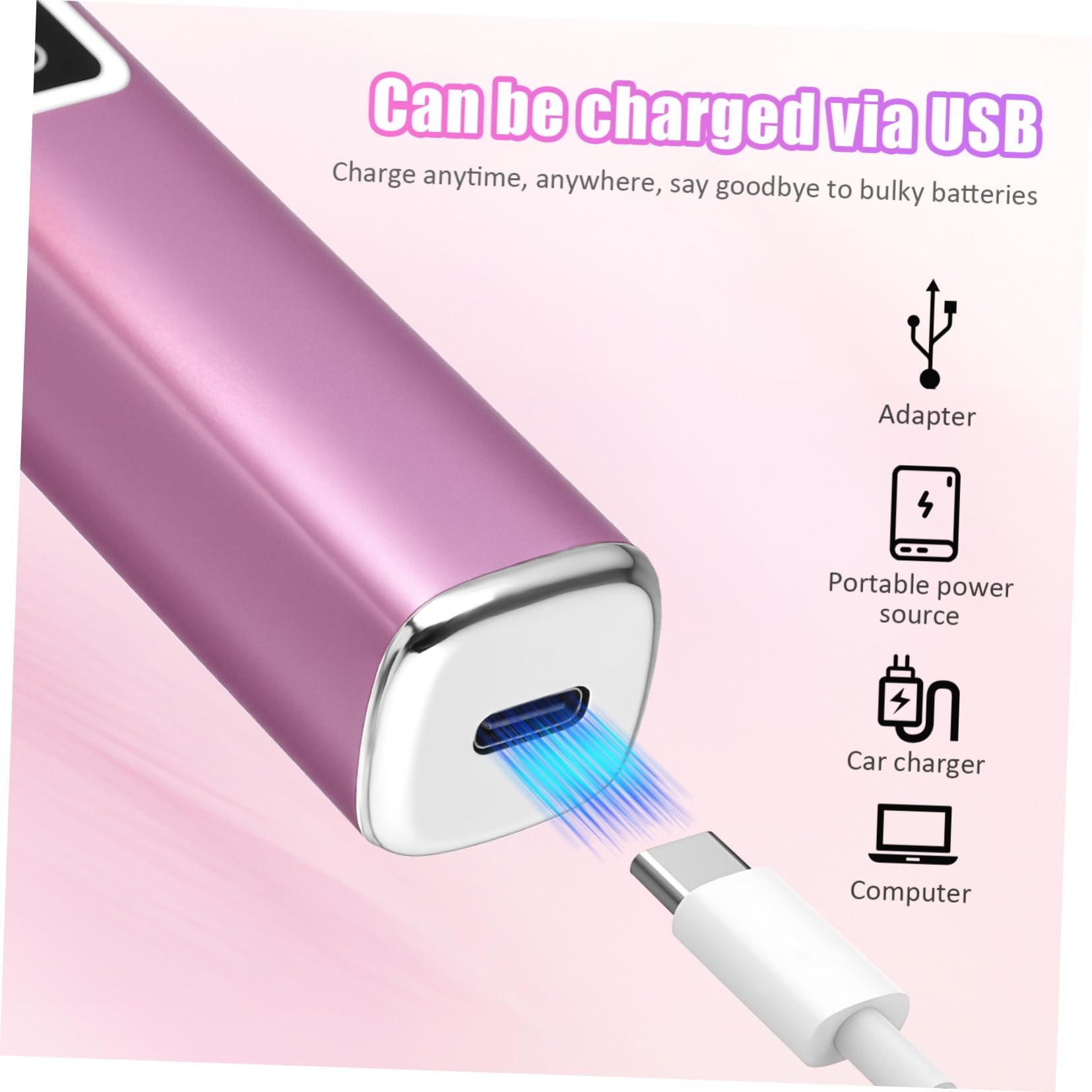 Mikinona Recortadora Eléctrica Multifuncional USB Recargable con Pantalla Digital para Cejas Nariz y Facial Motor Potente Ruido Kit de Afeitado para