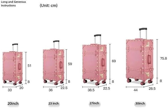 EYPKPL Portable Suitcase Leather Suitcase Large Expandable Luggage With Spinner Wheels Lightweight Carry On Luggage Hard Travel Suitcases Smooth to use