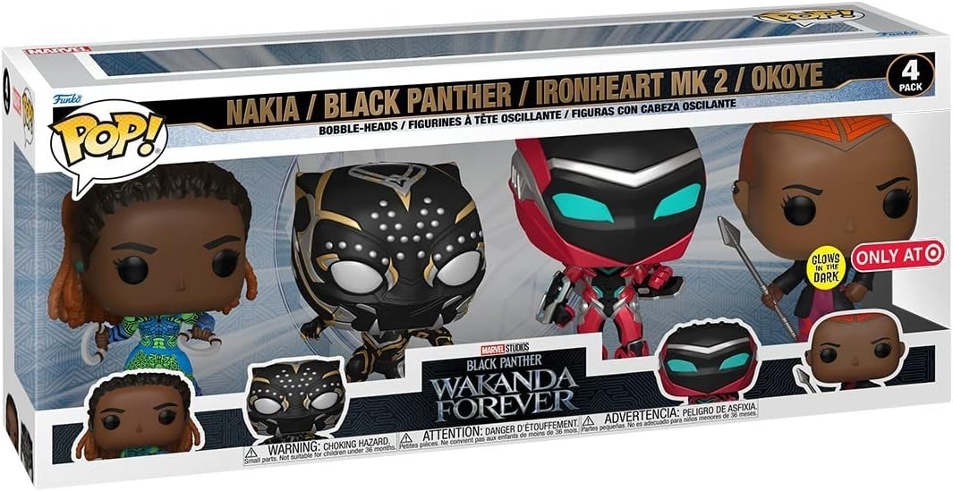 POP! Marvel Black Panther: Wakanda Forever - 4 Pack