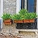 Boic 10 pcs Plantas Verdes Artificial Hojas Arbusto para Exterior, Artificiales Decoracion...