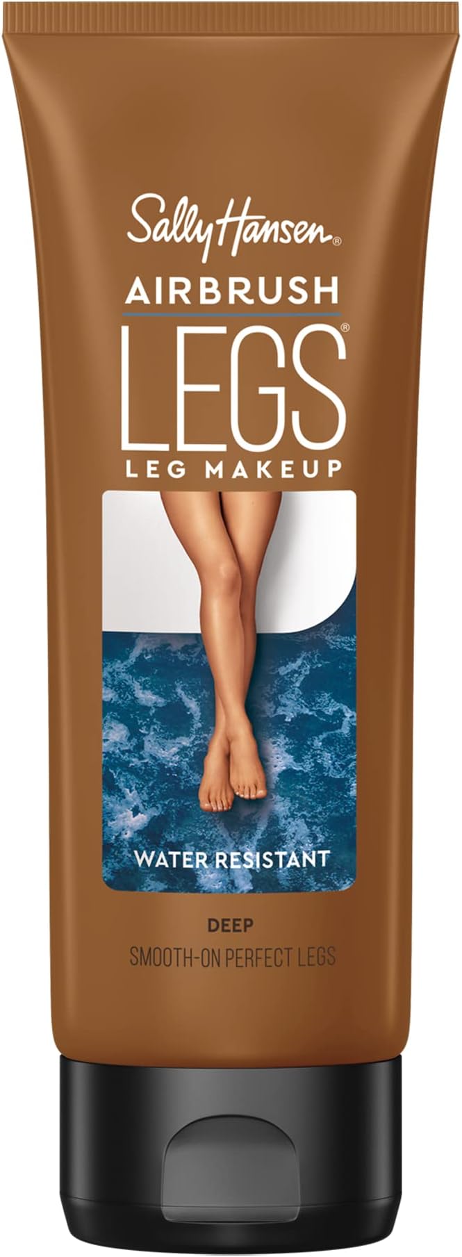 Sally Hansen Airbrush Legs Instant Tan Lotion, Water and Transfer Resistant Formula, Light Weight with Full Coverage Effect, Deep, 118ml