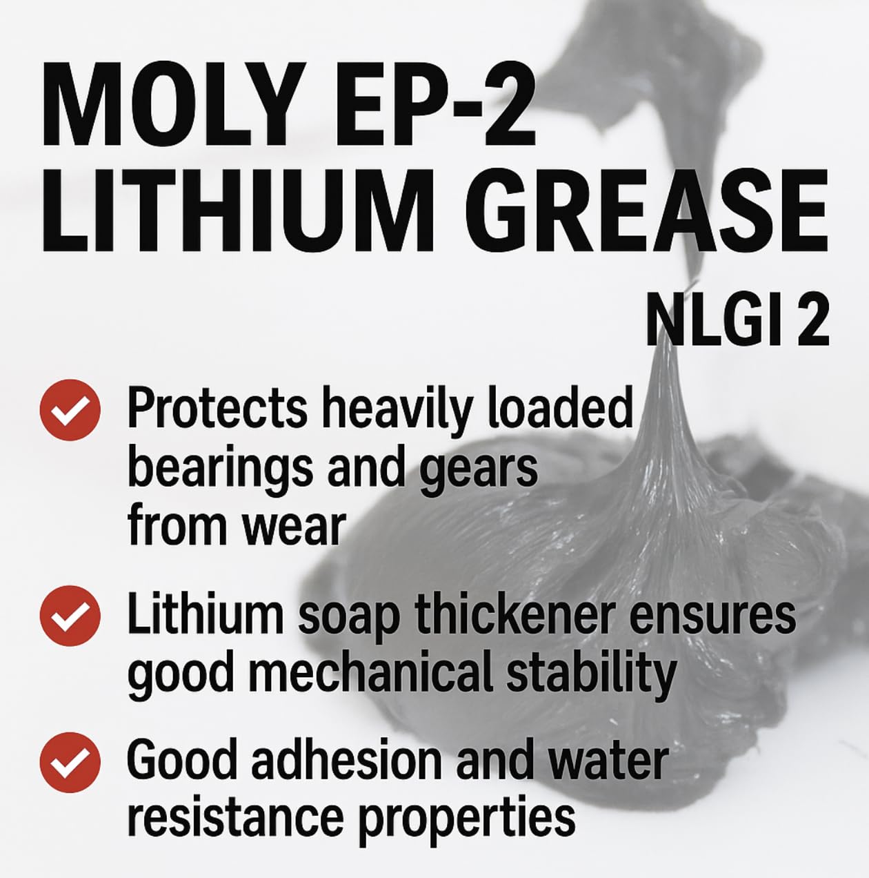 Moly EP-2 Lithium Grease NLGI 2 - (2) 120LB Keg