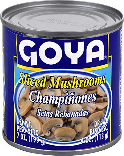 Goya Foods Sliced Mushrooms, 4 Ounce (Pack of 24) 