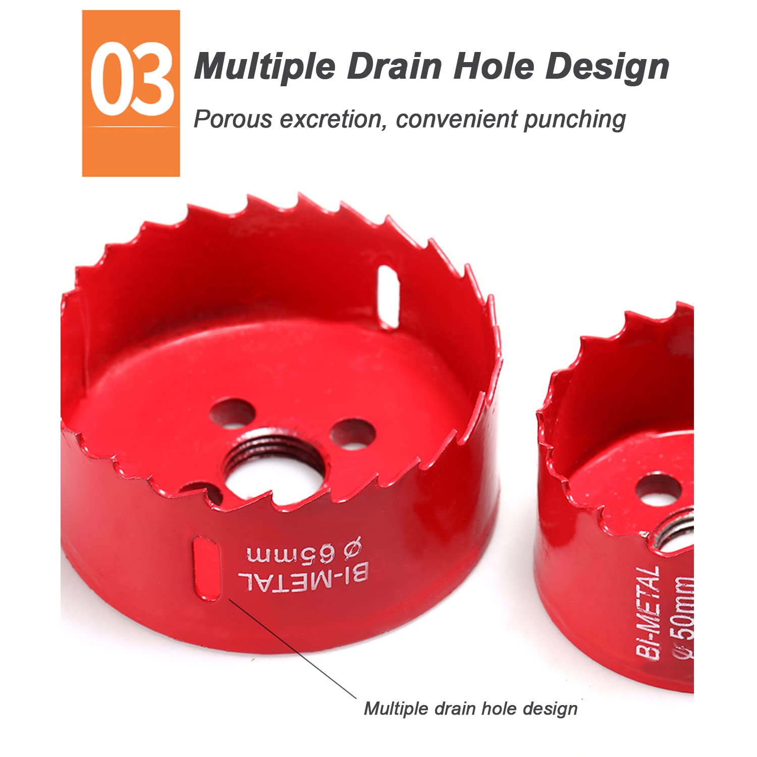 koronka, Wiertło bimetaliczne do otwornicy 210-300 mm, zestaw otwierania otworów HSS wiercenia w płycie Cornhole, rurze, drewnie, pilśniowej(Diameter 220mm)