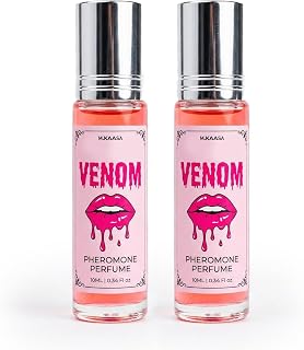 Venom Pheromone Perfume for Men & Women | Long Lasting Roll-On Fragrance | Confidence Boosting Scent | Travel Size 10ml (P... Price In India