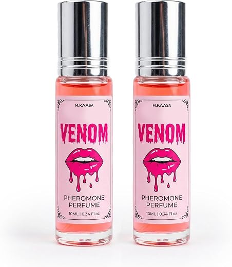Venom Pheromone Perfume for Men &amp; Women | Long Lasting Roll-On Fragrance | Confidence Boosting Scent | Travel Size 10ml (P...