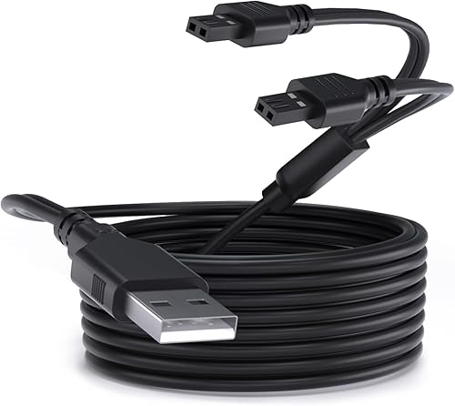 VHBW SDT00-17190 Adaptador de carga YT-300 compatible con SportDOG YardTrainer 300 Remote Trainer SDT00-17110 5.9 pies