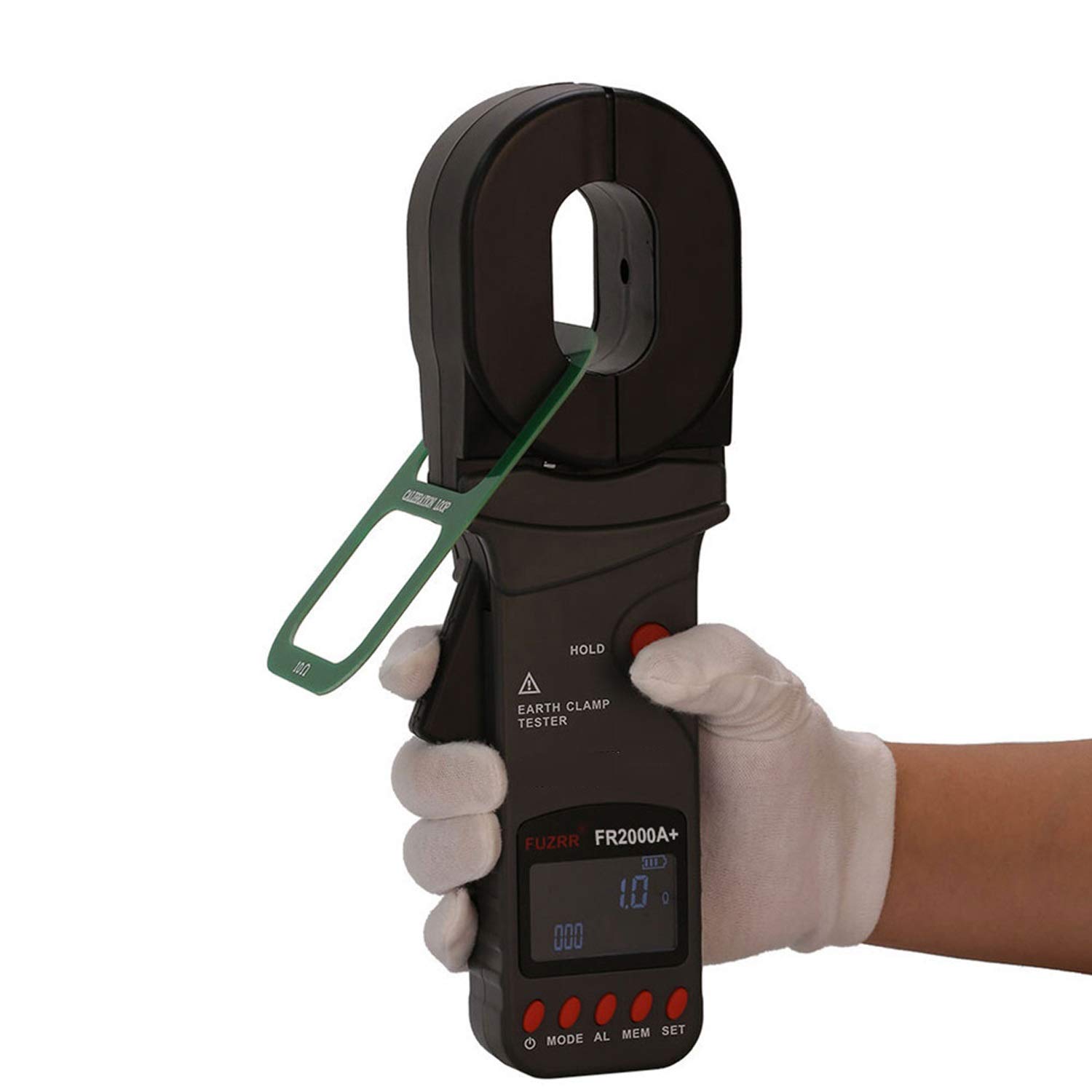 FR2000A + Clamp Erdungsmessgerät mit Schleifenwiderstand Test Range um 200 Ohm