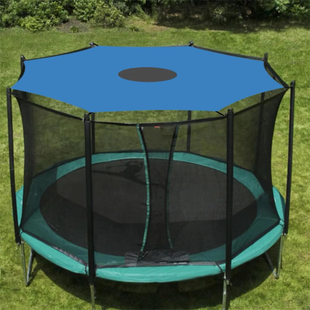 Housse D'ombrage de Trampoline, 183 244 305 366 427 cm Couverture D'ombrage de Trampoline, Protection Trampoline, Toit Pare-Soleil pour Trampoline, Anti-UV & imperméable