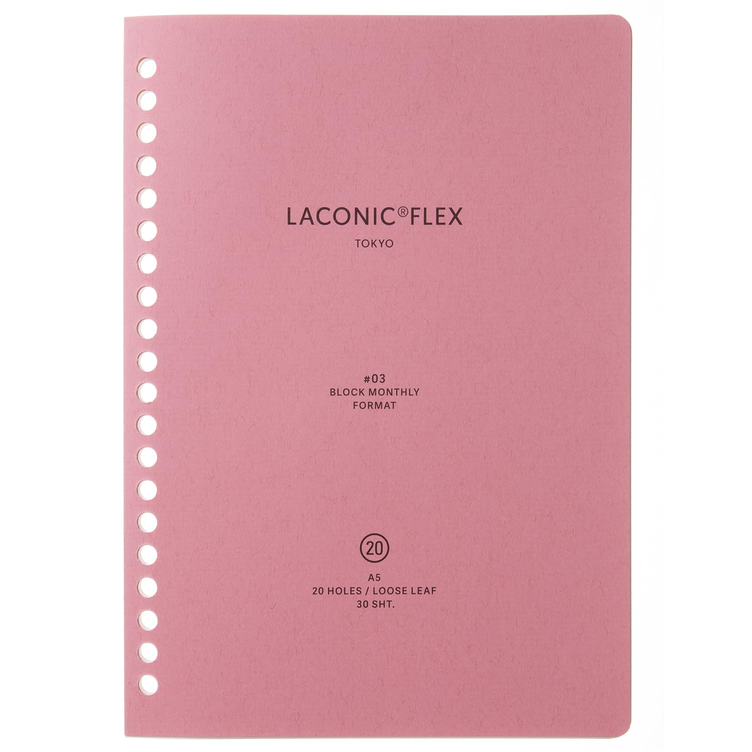 Amazon.co.jp: ラコニック ルーズリーフ マンスリー A5 日付フリー