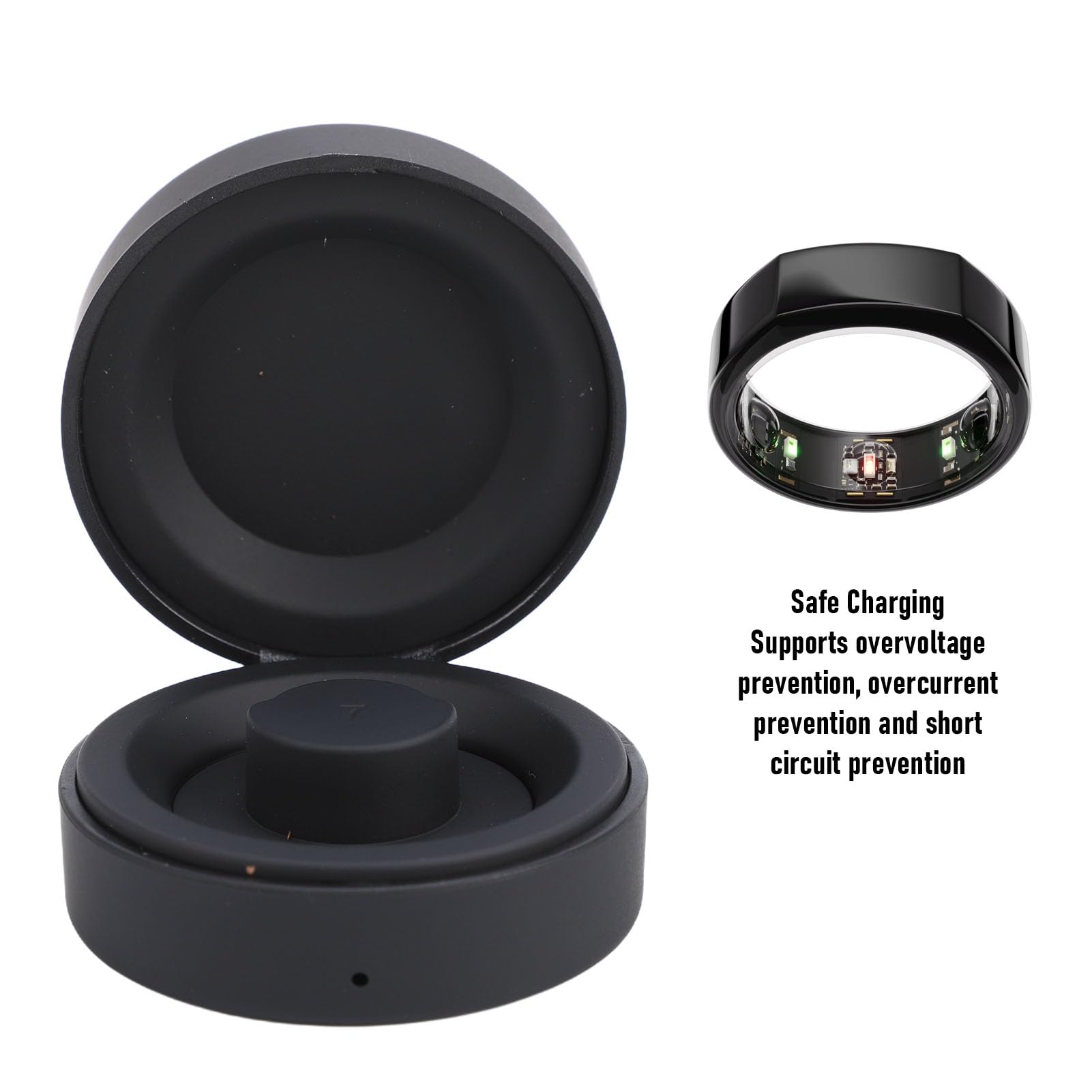 GOWENIC Etui ładujące Smart Ring, Przenośna Stacja ładująca z Kablem USB C do Telefonu Ring Gen 3 Horizon Heritage, Bateria 70 MAh (12)