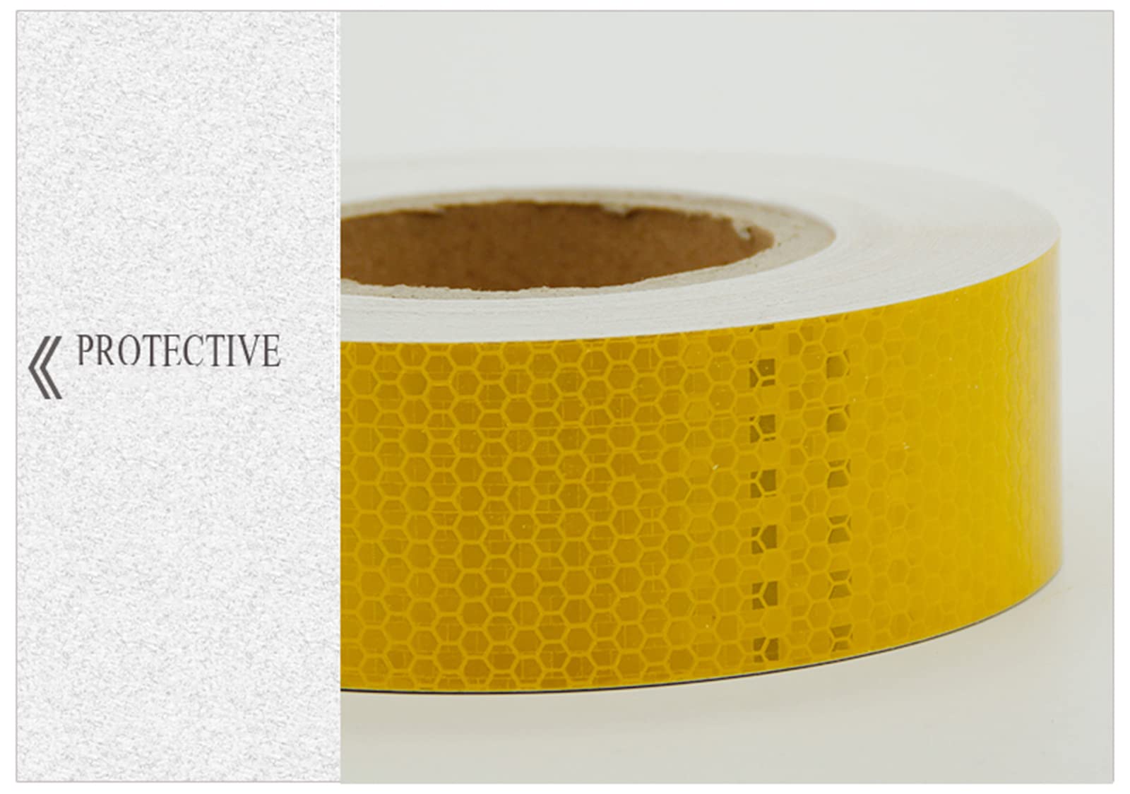Nastro adesivo di pericolo, Nastro for segnaletica for pavimenti, Nastro adesivo di avvertimento industriale ad alta visibilità da 2" X 82", Alta viscosità, Impermeabile, Resistente allo sbiadimento,