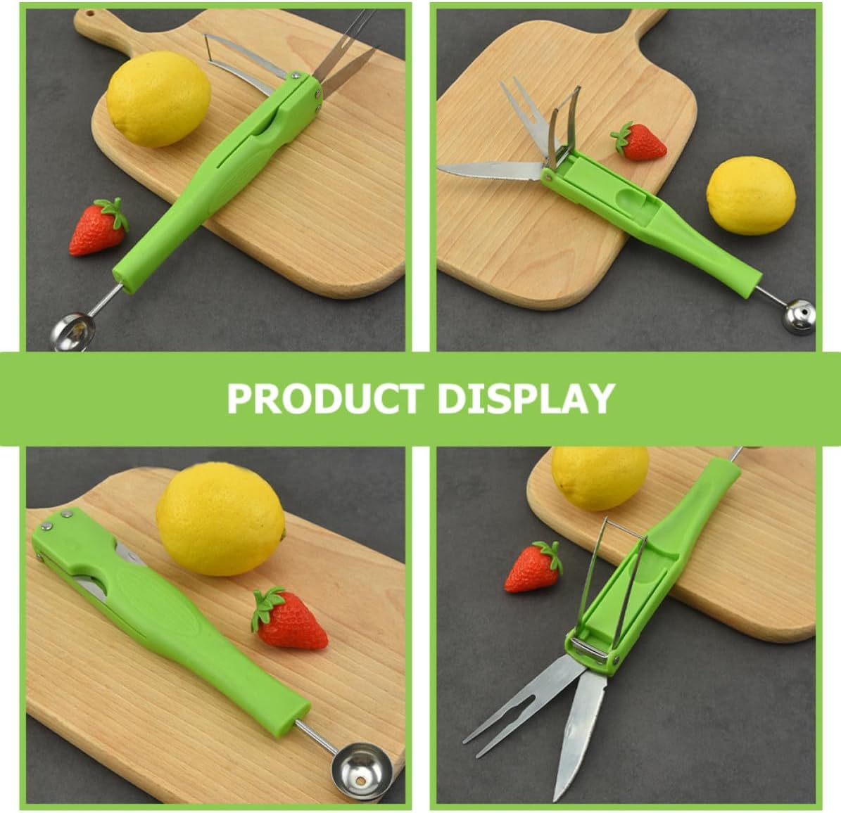 Watermelon Baller Scoop Stainless Steel Fruit Slicer for Melons