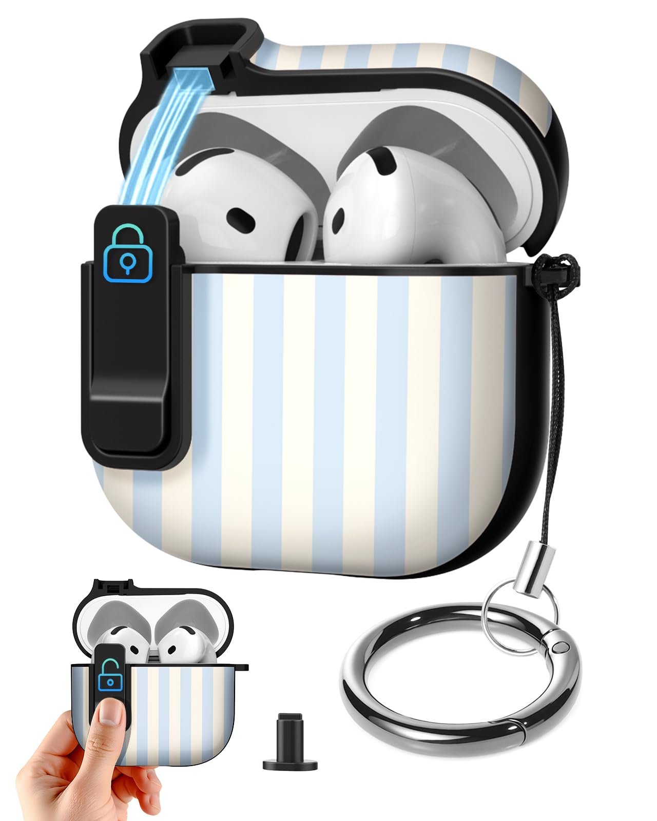 Photo 1 of Joyleop AirPods 5th/4th Case with Lock