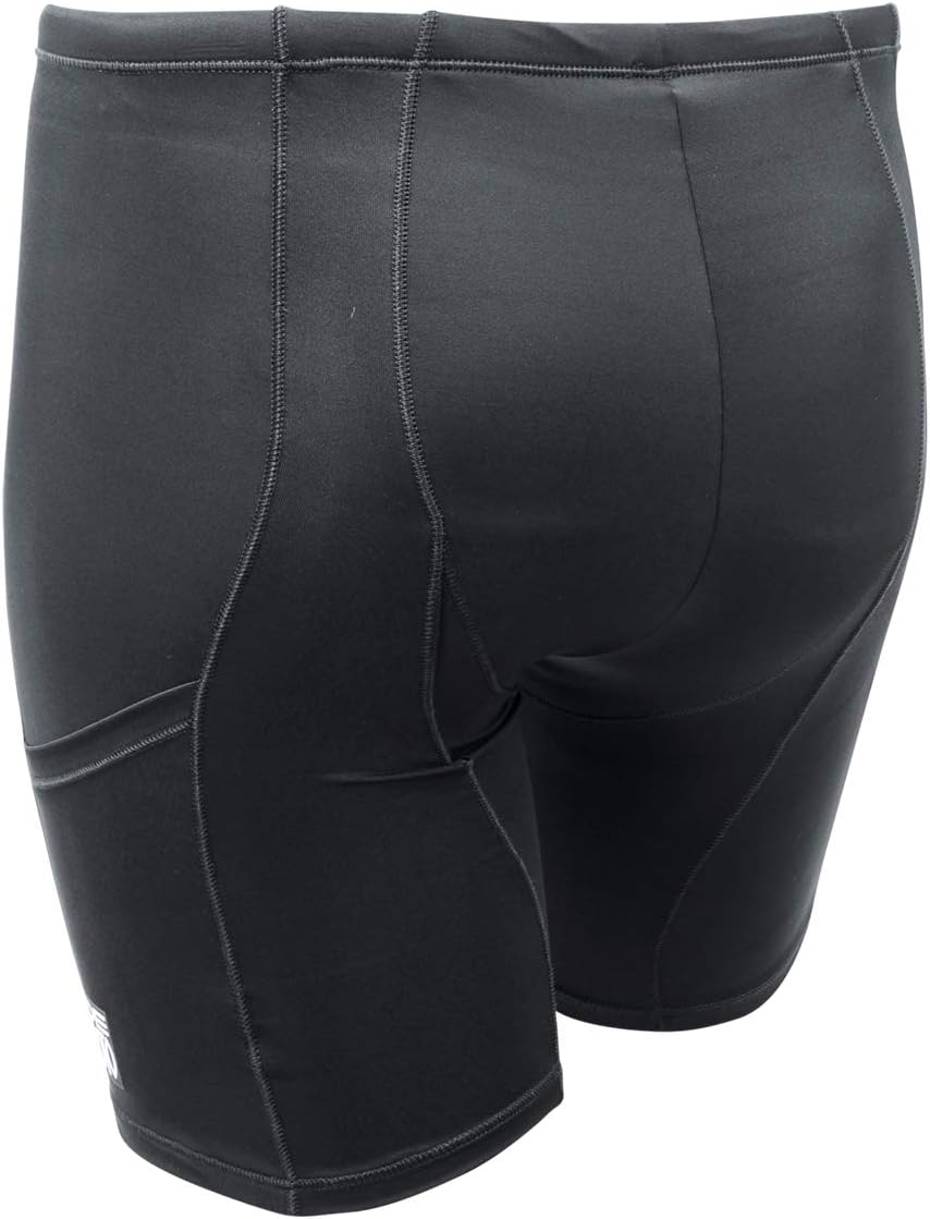 De Soto Men’s Carrera Tri Short 2 Pocket – Triathlon Shorts with Minimalist Fleece Pad and Pockets for Multisport and Running