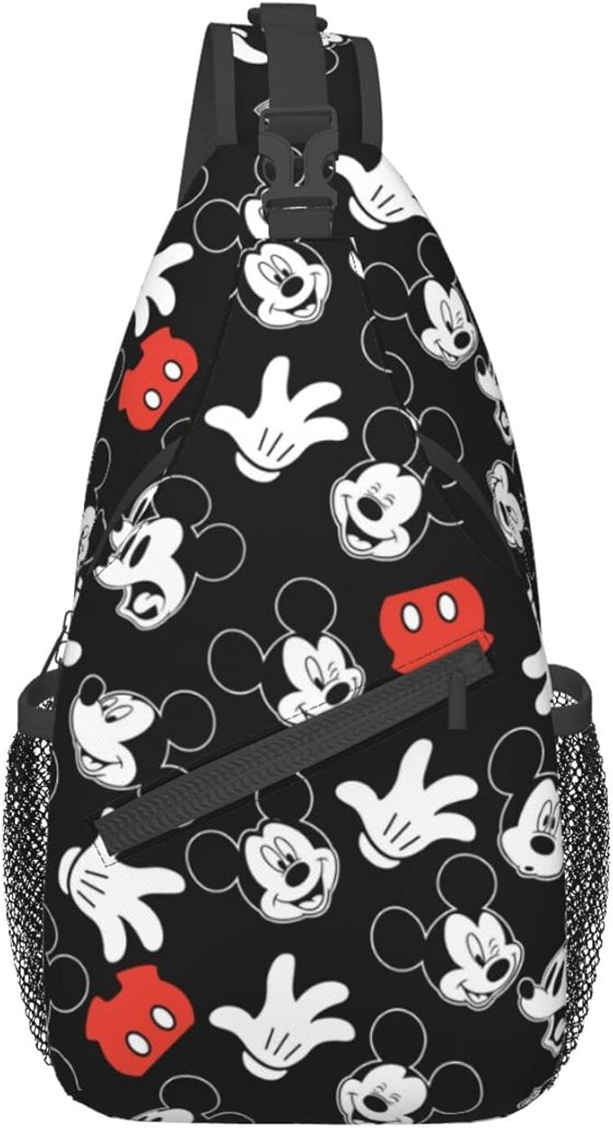 Vuyuiot Cute Sling Backpack for Women Cartoon Sling Bag for