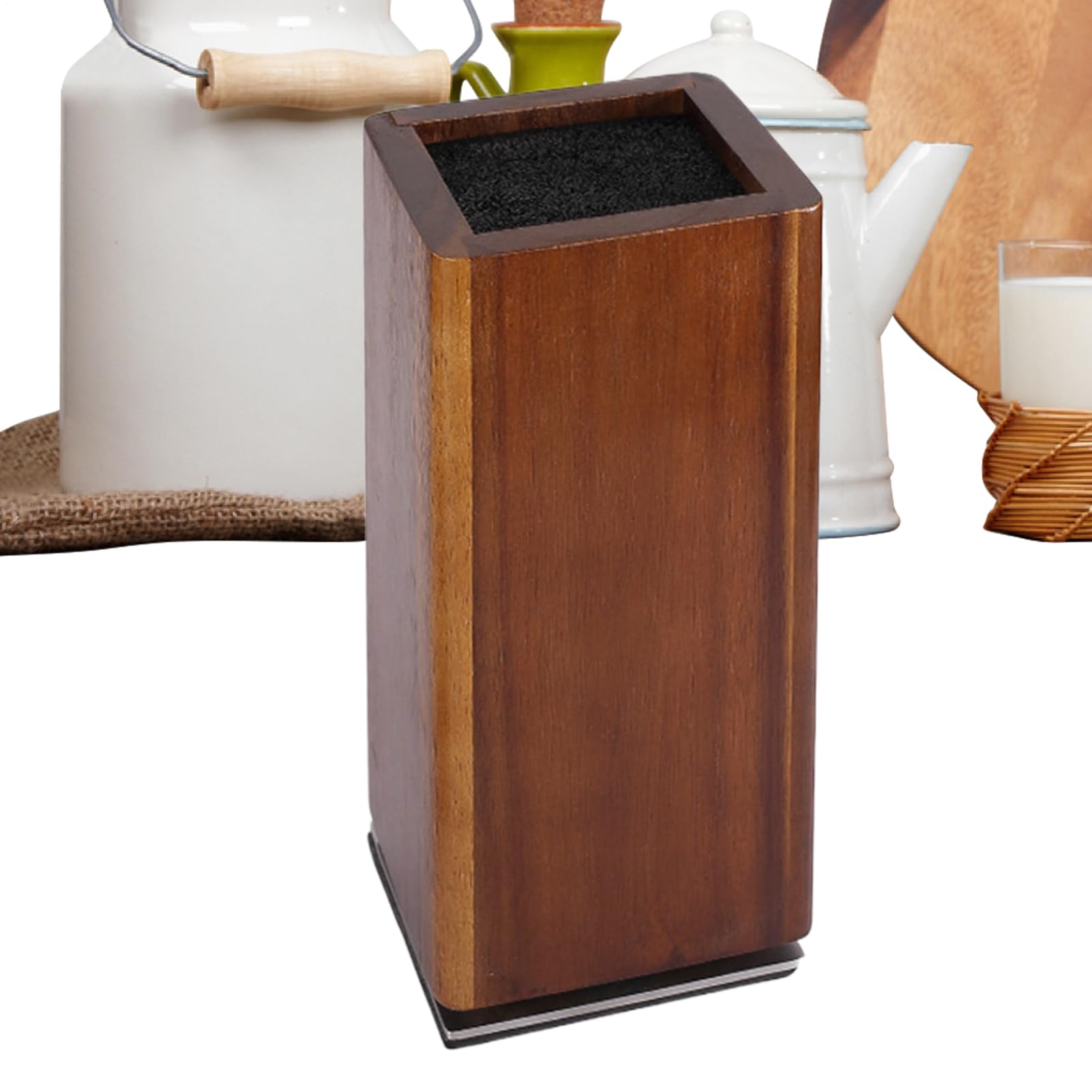 Bloc à couteaux magnétique Support Vertical Rotatif En Bois | Support À Couteaux En Bois Pour La Maison Pour chefs, cuisiniers professionnels, passionnés de cuisine, cuisine, restaurant,