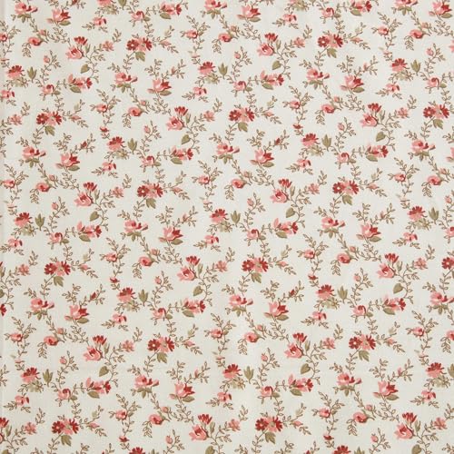 Image of Laura Ashley - Full Size Sheet Set, Crisp & Lightweight Cotton Percale Bedding with Fitted Sheet and Pillowcases, Floral Room Decor, Deep Pocket, College Dorm Room Essentials (Sweet Success Pink)