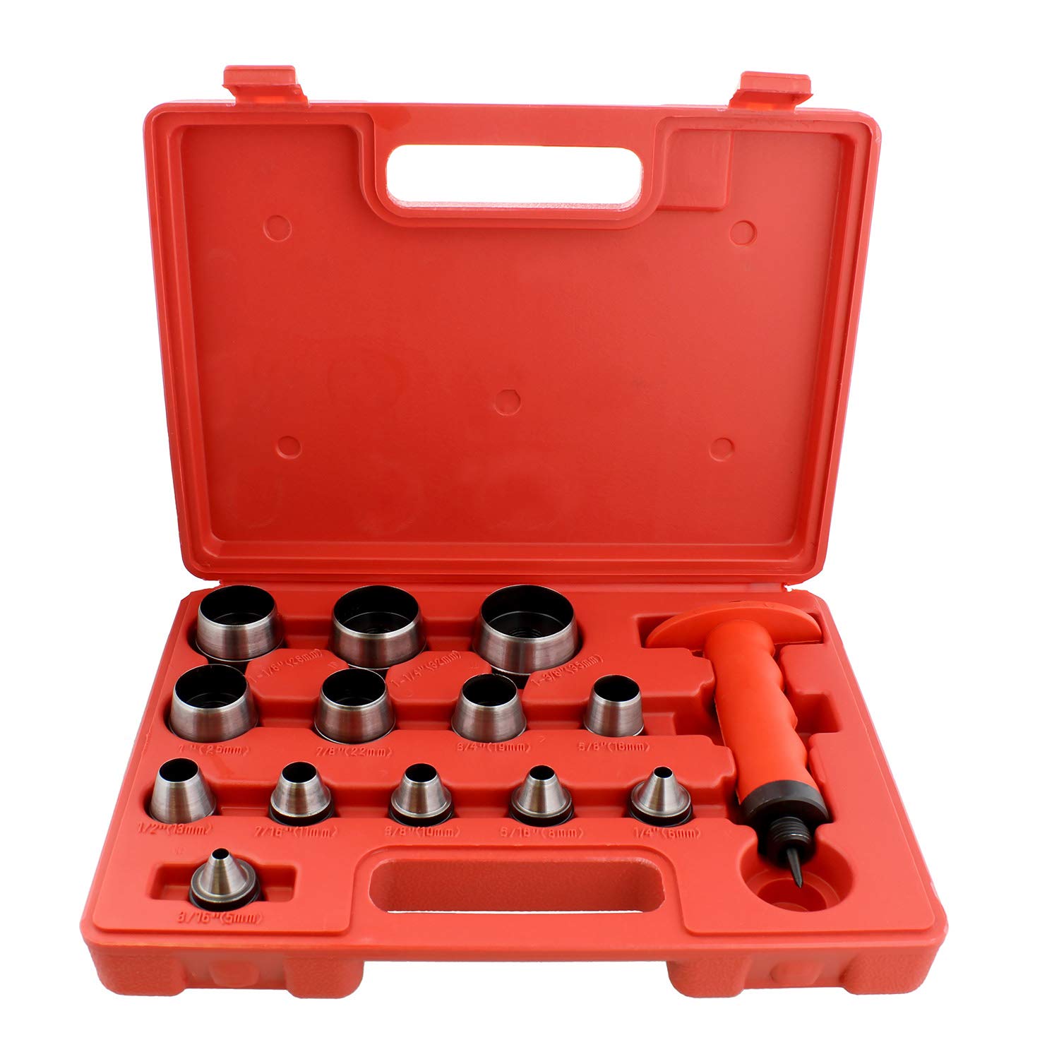 Abn Hollow Punch Kit Leather Punches Tools Hole Punch Set Gasket Punch Set Gasket Cutter 3 16 To