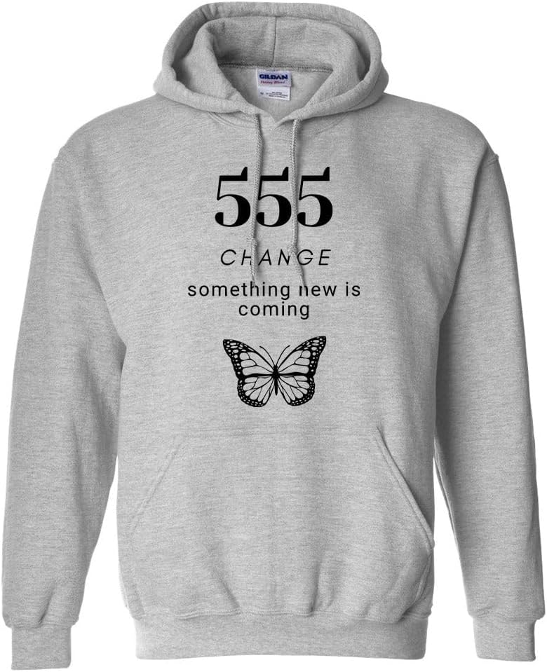 TeesAndTankYou Angel Numbers 555 Hoodie Sweatshirt Unisex