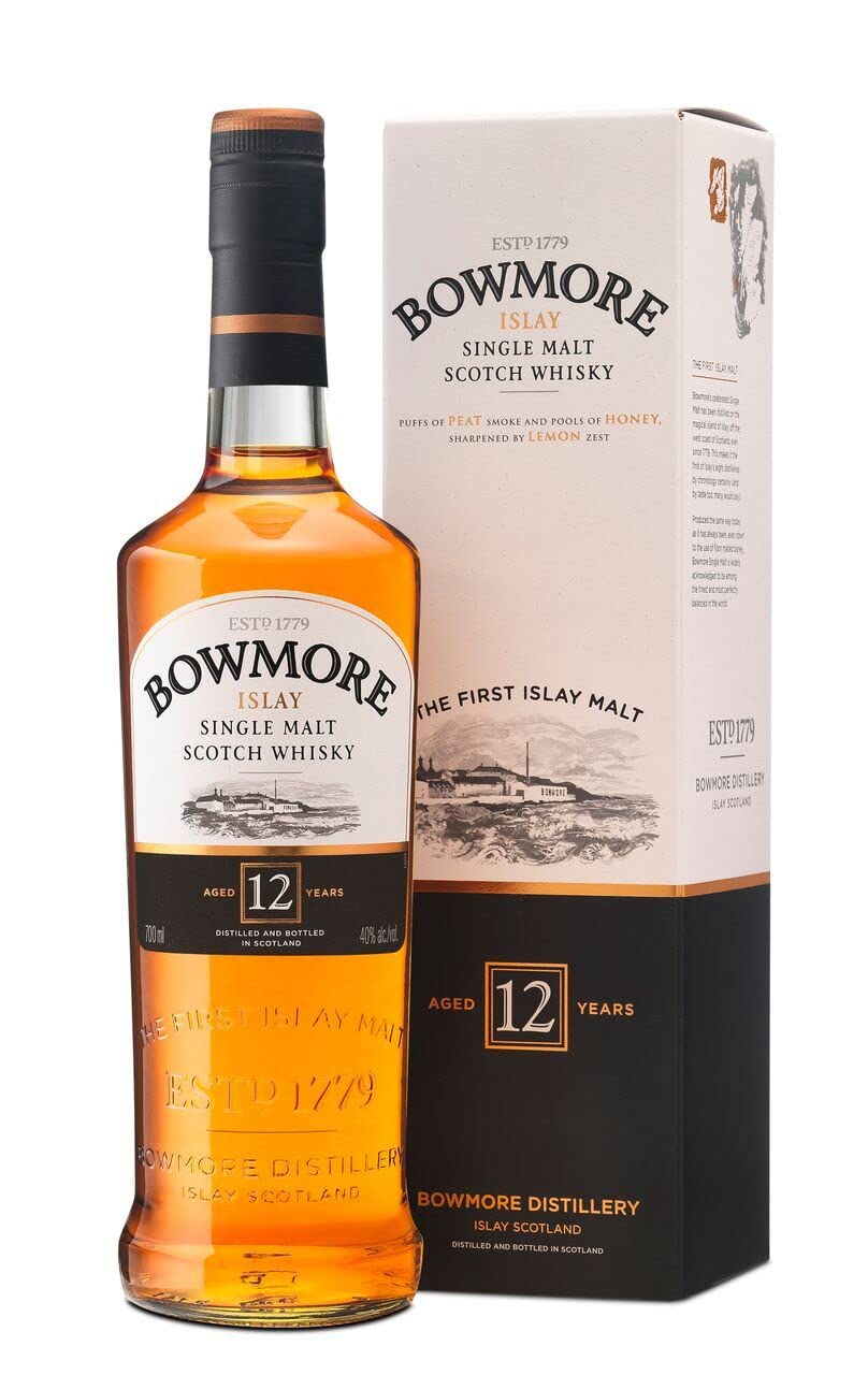 Whisky Scotch Bowmore 12 anos, 750ml | Amazon.com.br