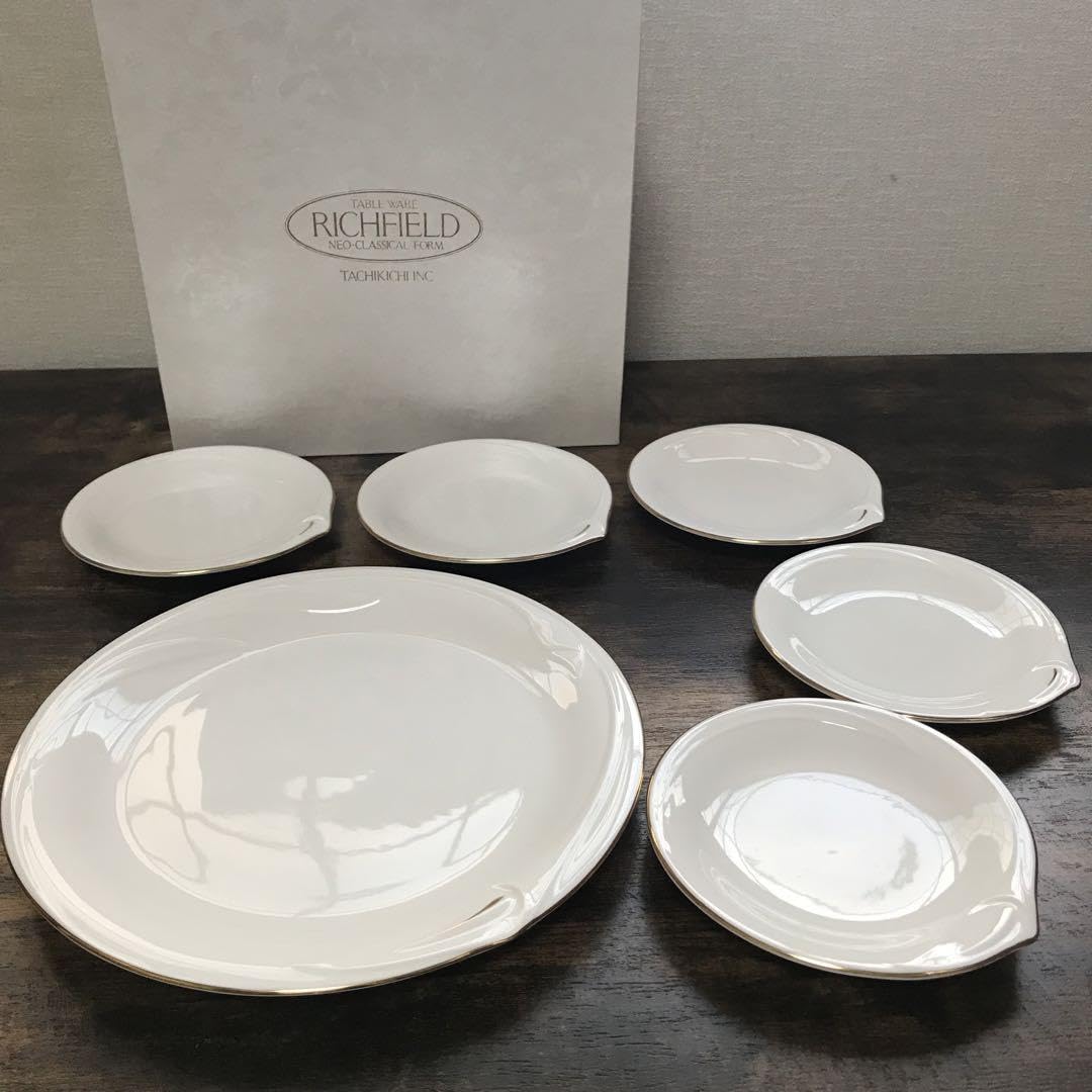 Amazon.co.jp: たち吉 リッチフィールド ヴァンセーヌ お皿6枚セット