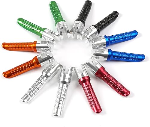 Miniatura 5 de Clavijas de pie delanteras elevadoras CNC de 0.78 pulgadas compatibles con Yamaha YZF-R1 2000-2021, YZF-R6 R6S 06-09 YZF-R6 2003-2021 04 05 06 07 09