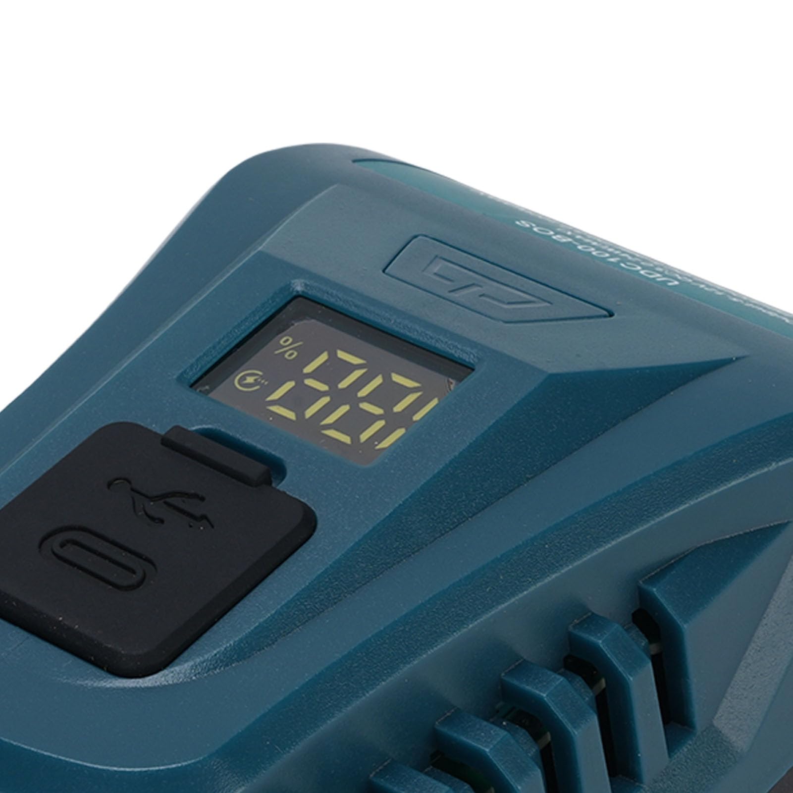 Convertidor doble cargador de carga rápida de 100 W, pantalla LED para batería BAT609 18 V Li, teléfono y tableta