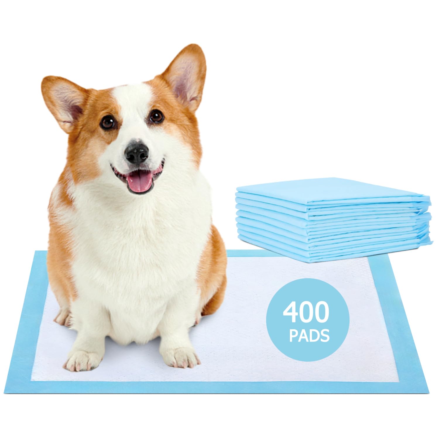 Nobleza 400 Unidades Empapadores Perros Alfombrilla higiénica de Entrenamiento para Perros, Ultraabsorbente 60cm*60cm