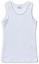 Ellepi Girls' Tank Top Pack of 3 Warm Underwear Cotton Wide Shoulder 2 3 4 5 6 8 10 12 14 Years Winter Clothing Gift