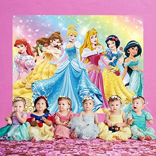 Princess Theme Photography Backdrop Princess Girls Dream Birthday Party Decoration Fantasy Princess Birthday Banner 7X5Ft #TOP3