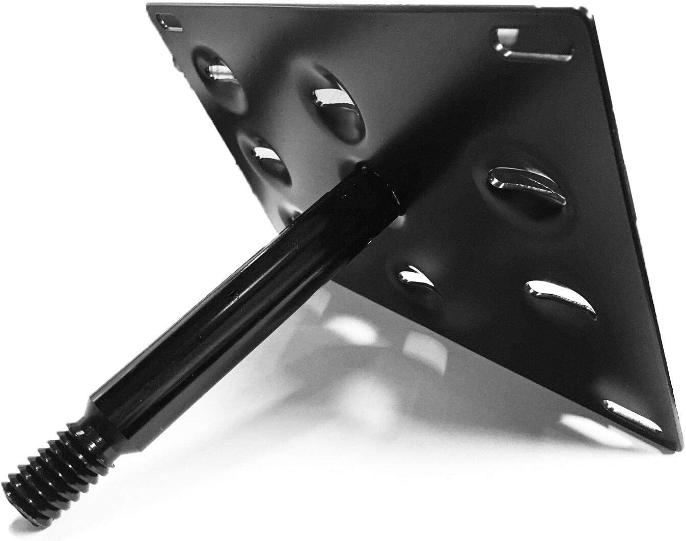 x xotic tech License Plate Mounting Relocator Front Bumper Tow Hook Bracket Compatible with Chevrolet Corvette Z06/Z51/ZR1 2015-2019, Black