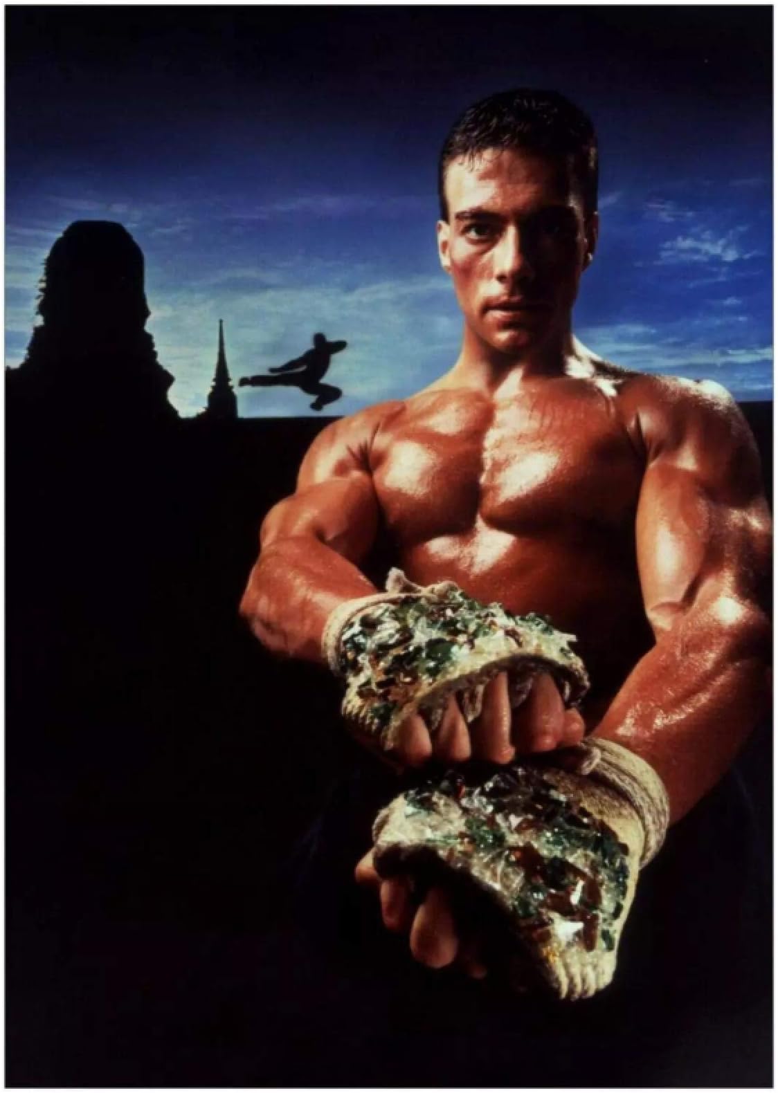 Suuyar Kickboxer Van Damme Movie Art print Silk poster Home Wall Decor Hd Prints Home Poster Canvas -50x70cmx1pcs -No Frame