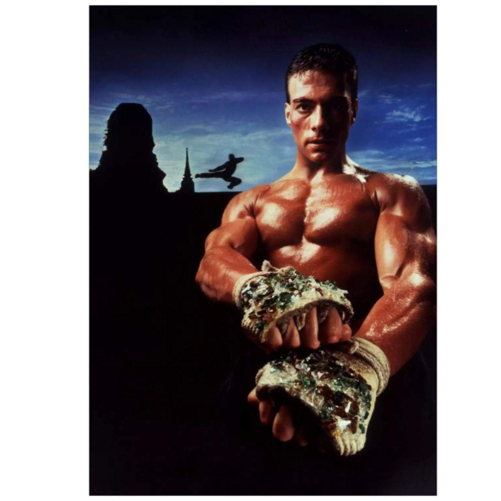 Suuyar Kickboxer Van Damme Movie Art print Silk poster Home Wall Decor Hd Prints Home Poster Canvas -50x70cmx1pcs -No Frame