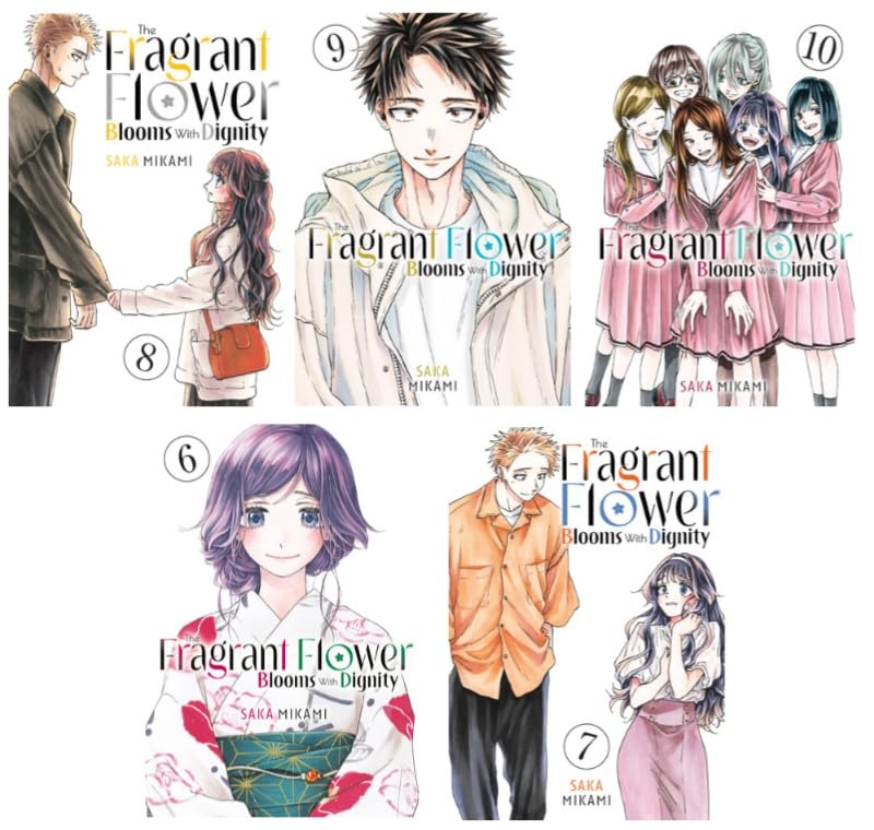 The Fragrant Flower Blooms With Dignity Manga Series 5-Book Collection Set (Book 6 to 10) – Heartfelt School-Life Romance of Growth, Friendship & Blossoming Connections      Paperback – January 10, 2025