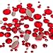 LIGHT SIAM (227) red 144 pcs Swarovski 2058/2088 Crystal Flatbacks red rhinestones nail art mixed with Sizes ss5, ss7, ss9, ss12, ss16, ss20, ss30