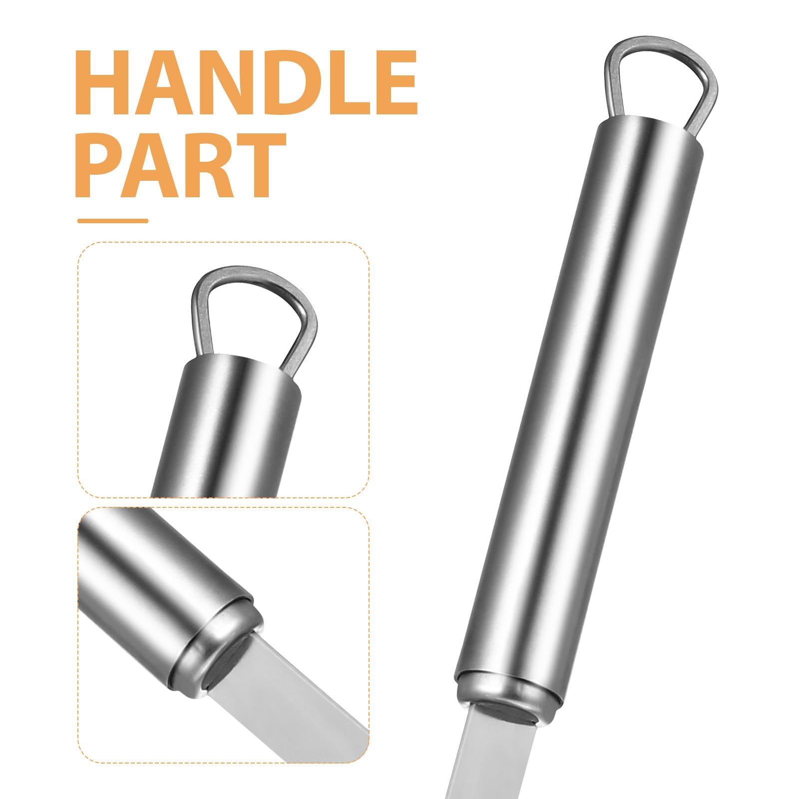Ciieeo 1 Set Espátula para Panqueques y Espátula de Repostería de Acero Inoxidable Reutilizable, Adecuado para Cocina Casera y Panadería Artesanal