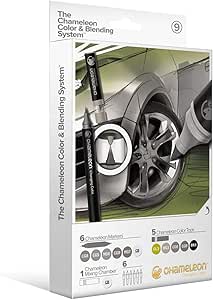 Amazon.com: Chameleon Color and Blending System Set 9 with Markers and ...