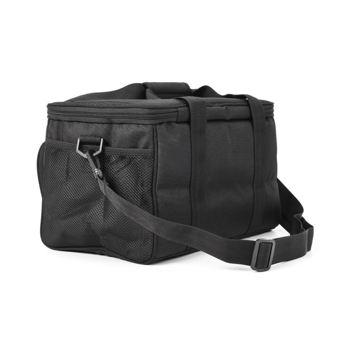 Totority Paquet de Pêche Multifonction en Tissu Oxford Noir Renforcé, Design Multi-Poches pour Accessoires de Pêche en Plein Air
