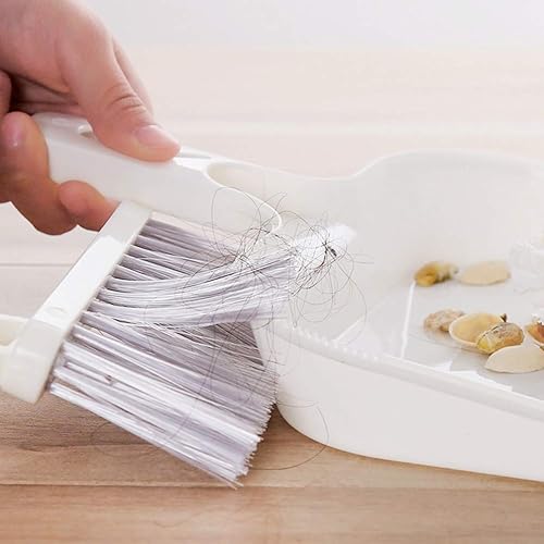 Miniatura 4 de Recogedor, Cepillo portátil para recogedor, escoba Mini herramienta de limpieza para el escritorio del uso doméstico del teclado