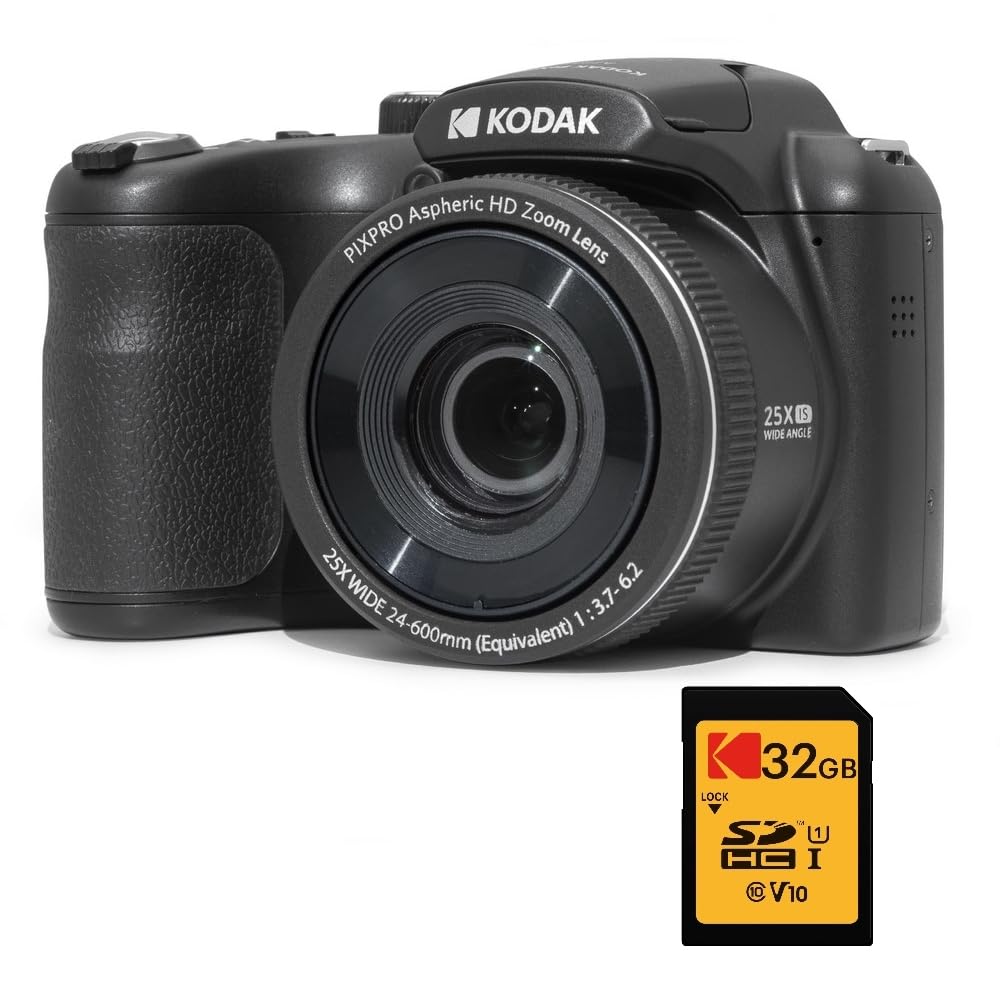 【美品動作確認済み】KODAK AZ255 単三電池対応 KODAK Pixpro Astro Zoom AZ255 + SD Memory Card 32 GB – 16 MP