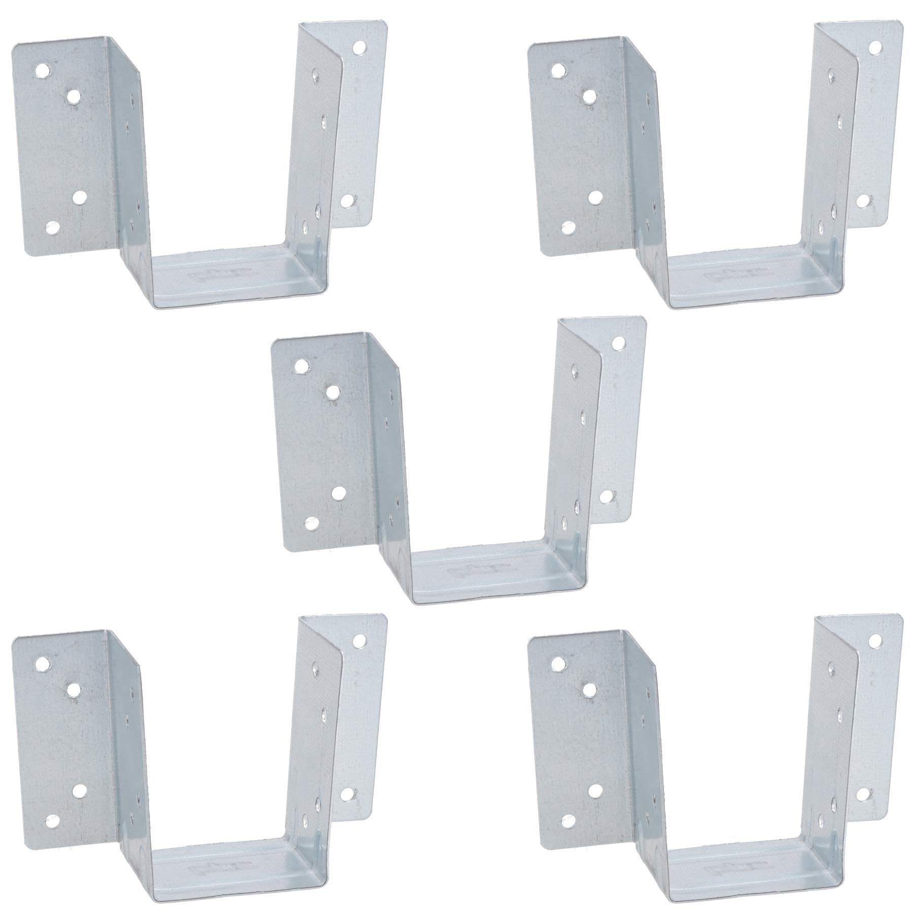 Ab Tools Silver Mini Timber Wood Joist Hanger 47Mm Decking Loft Galvanised Beam Holder 5Pk