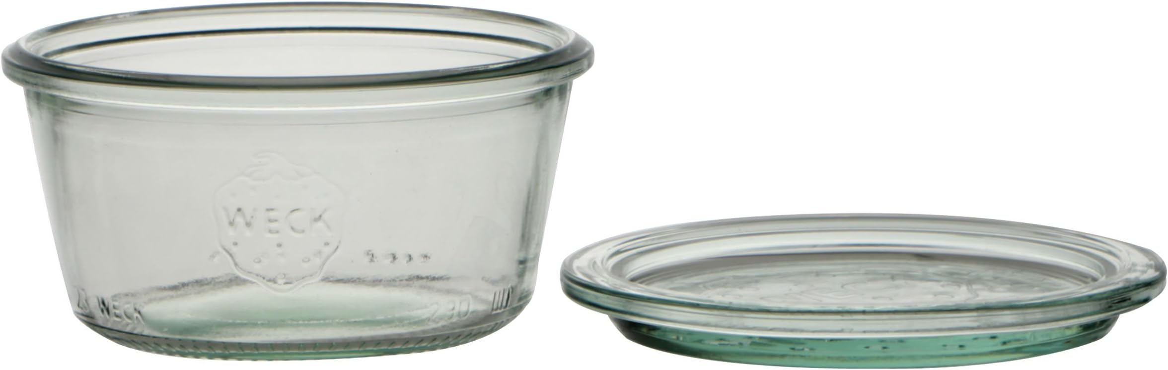 Weck 290 ml Jar with Lid X 100 mm, Pack of 6, Glass, Transparent