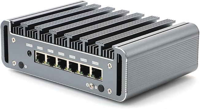 Firewall Hardware, OPNsense, VPN, Network Security Appliance, Router PC, I3 8130U, RS36, 6 x I211 Gigabit Nics, 4 x USB3.0, COM, HDMI, Fanless, 32G DDR4 RAM/256G SSD