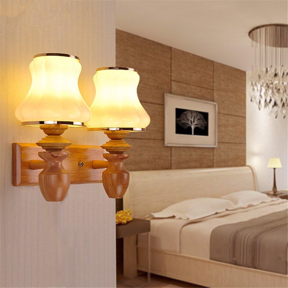 FIONADAN The bedrooms wood headboards led light minimalist living room corridors wooden staircase with modern and inviting decor wall lights [Energy Class A+++]