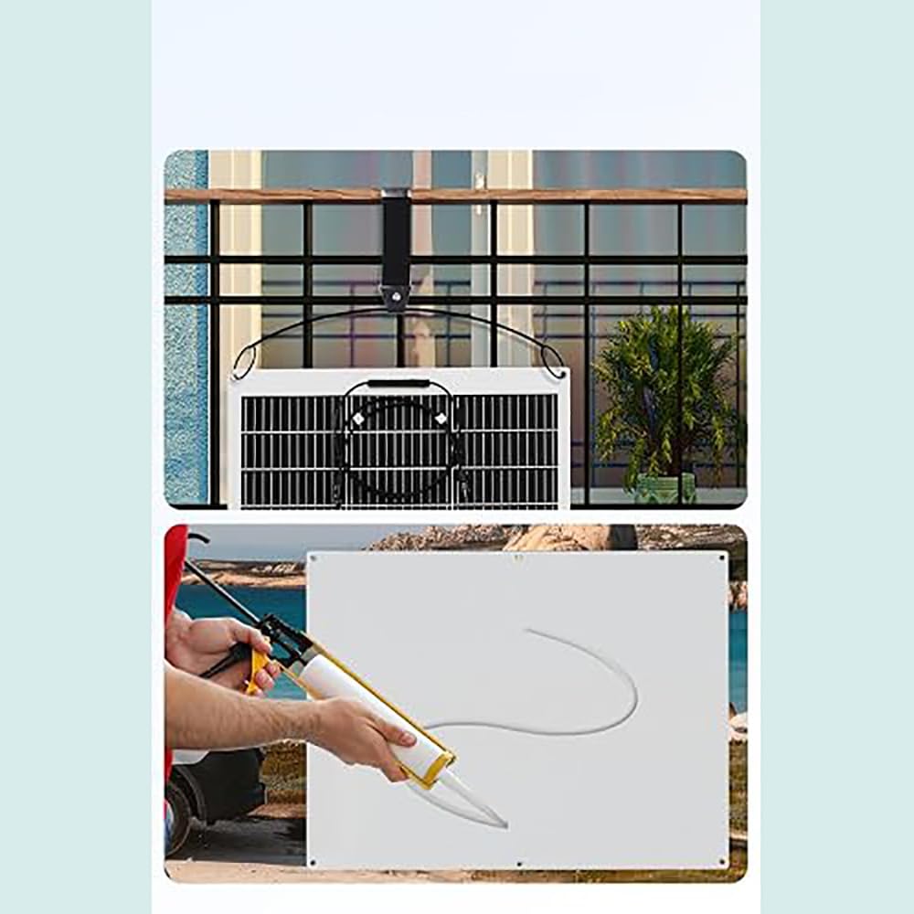 Pannello Solare Portatile Pannello Solare Di Ricambio Modulo Solare Pieghevole Array Solare Monocristallino Impermeabile Pannello Solare Flessibile Pannelli Solari Flessibili Camper,100W