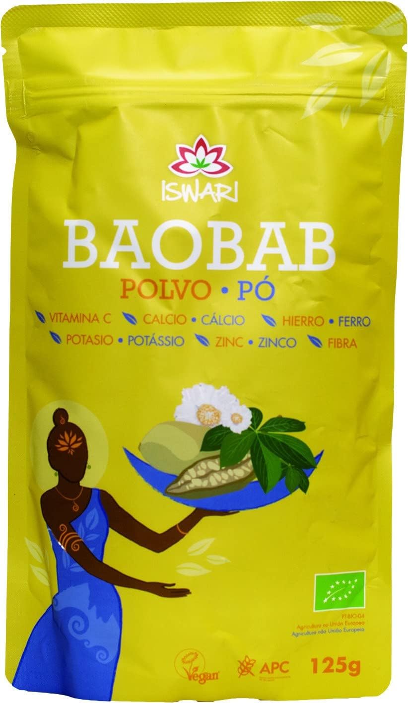 Iswari Baobab Superfood 125 g; Bio 1 unit 200 g