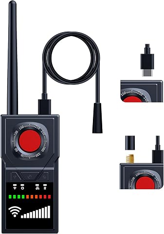 Multifunctional Hidden Camera Detector, GPS Tracker Detector & Spy Camera Finder